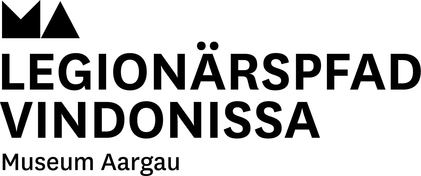 Logo Legionärspfad Vindonissa. Römerlager Vindonissa. Museum Aargau